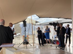 Pose de la 1ère Pierre. Inauguration du Campus Euratlantique